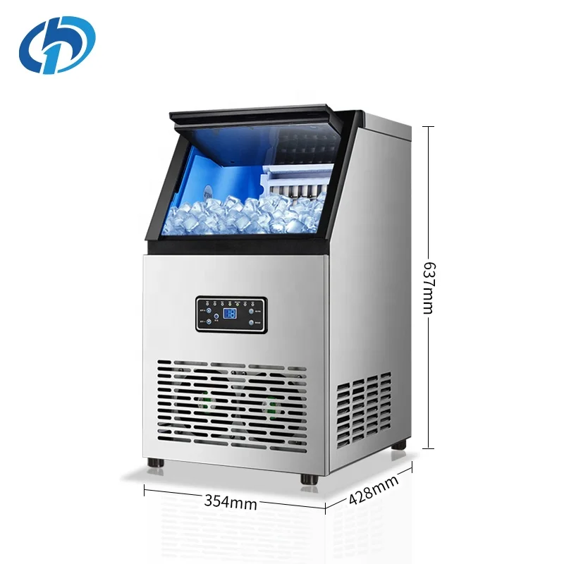 

Ice Cube Machine 60kg Ice Making Machine Mini Small Countertop Home Commercial Ice Maker Machine For Business Price