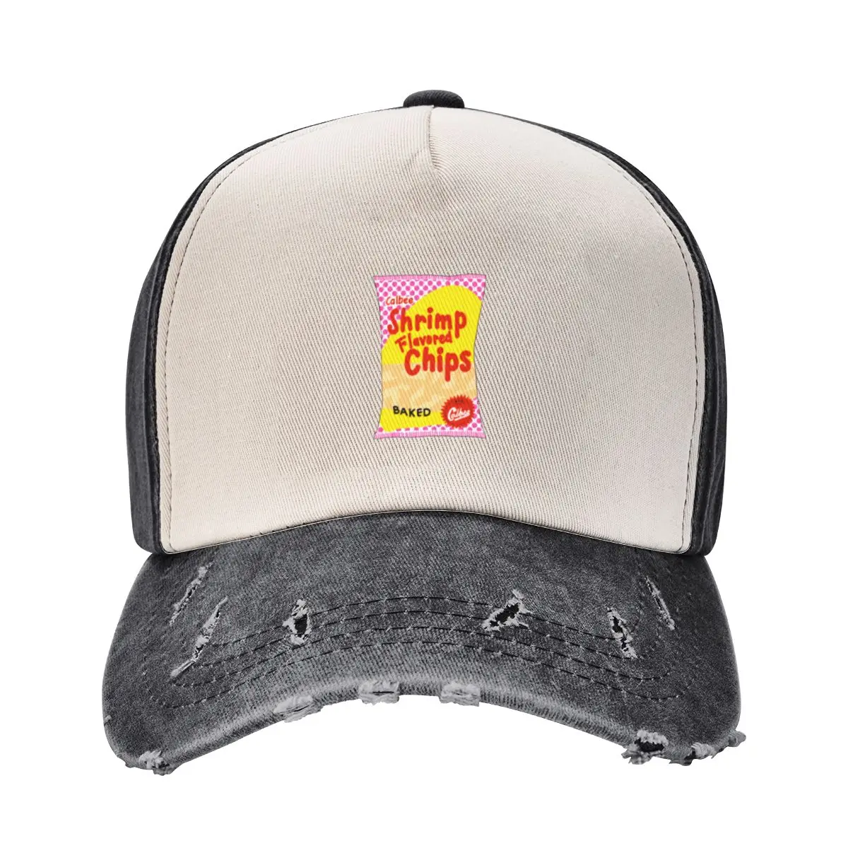 Calbee Shrimp Chips Baseball Cap Visor dad hat Mens Women's