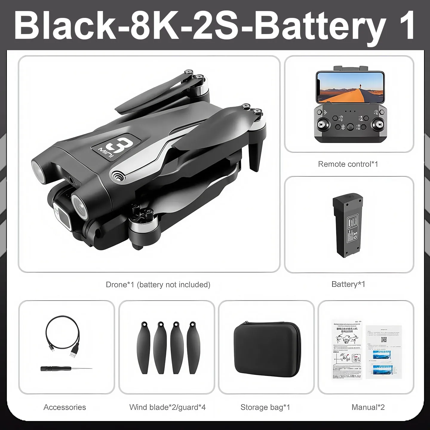 For Xiaomi Z908 Pro/MAX 8K Drone ESC Professional GPS Dron Optical Flow Localization 3sided Obstacle Avoidance Quadcopter Toys