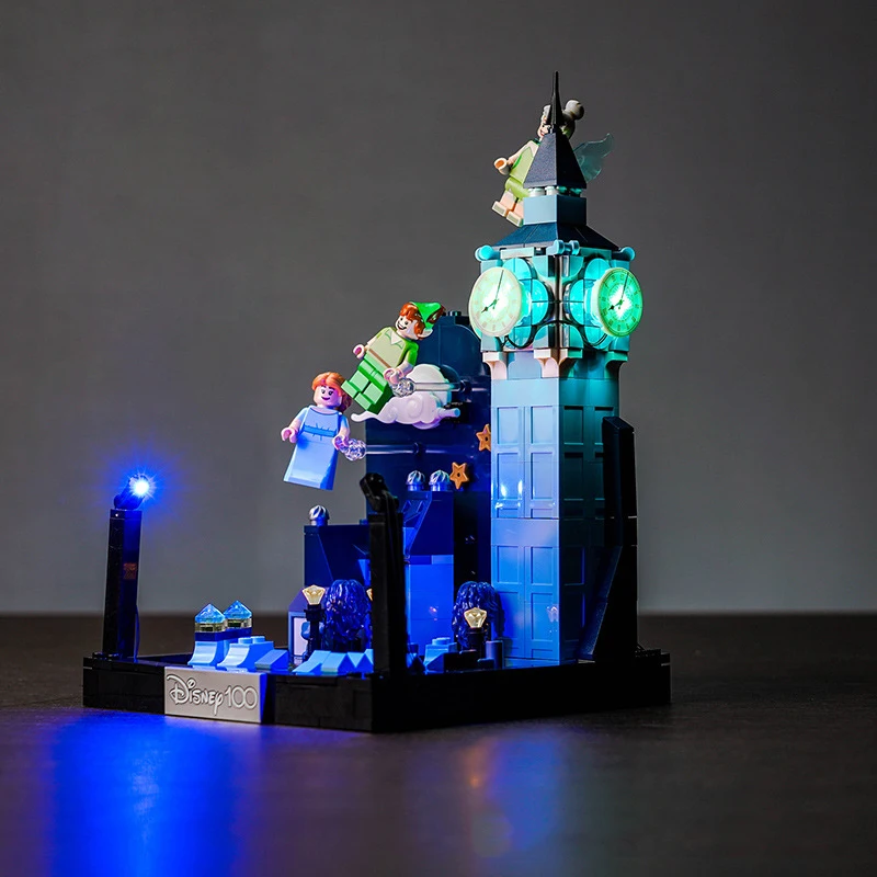 Zestaw oświetlenia LED DIY do LEGO 43232 Peter Pan i lot Wendy po Londynie (tylko światło LED, bez modelu klocków)