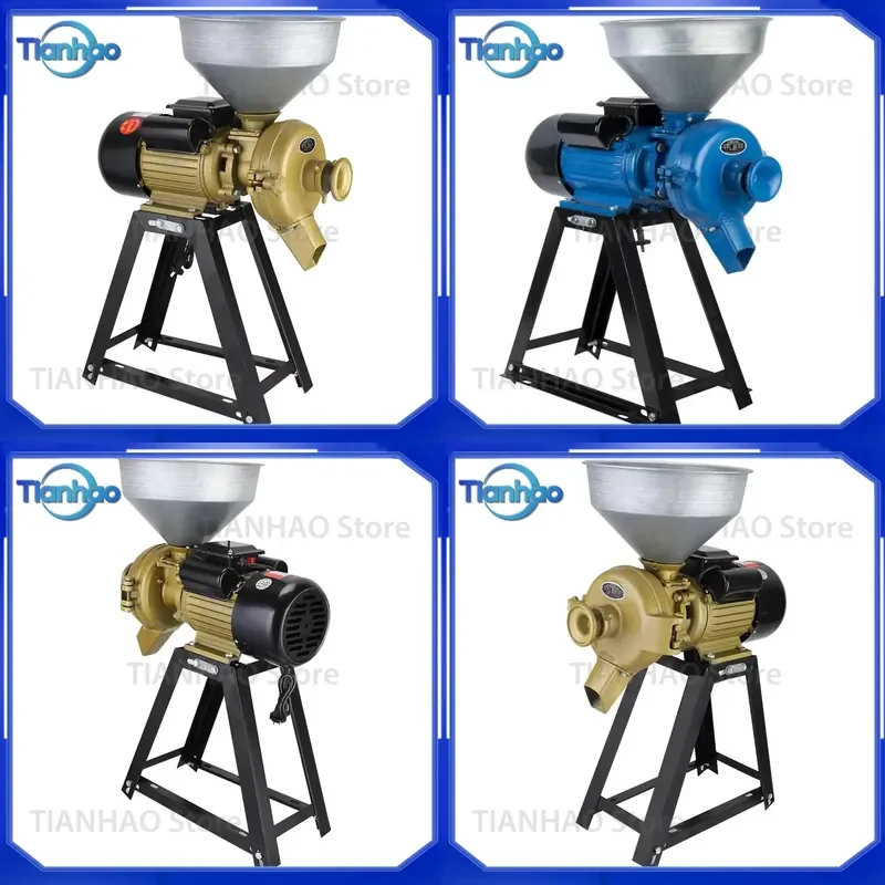 Electric Grinder for 150 Type Bean Rice Corn Grain Pulper Steel Wet and Dry Grinder 3500W Soy Milk Machine