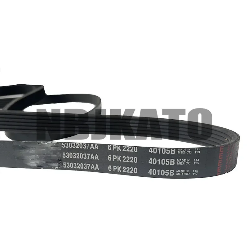 New Genuine Serpentine Belt 04627043AA / 53032037AC For 2012-2018 Jeep Wrangler