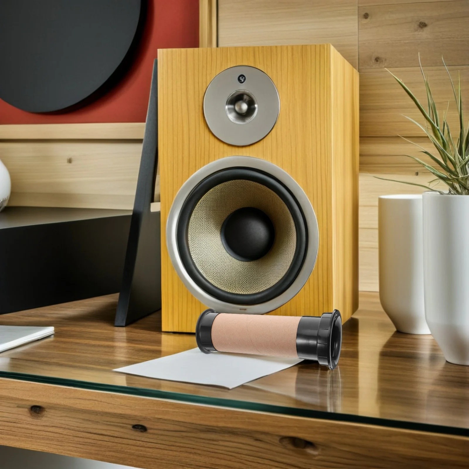 

Stage Speaker Box Port Tube 92X260Mm Bass Reflex Subwoofer Audio Enhancement Sound Guide For Professional Audio Systems Large