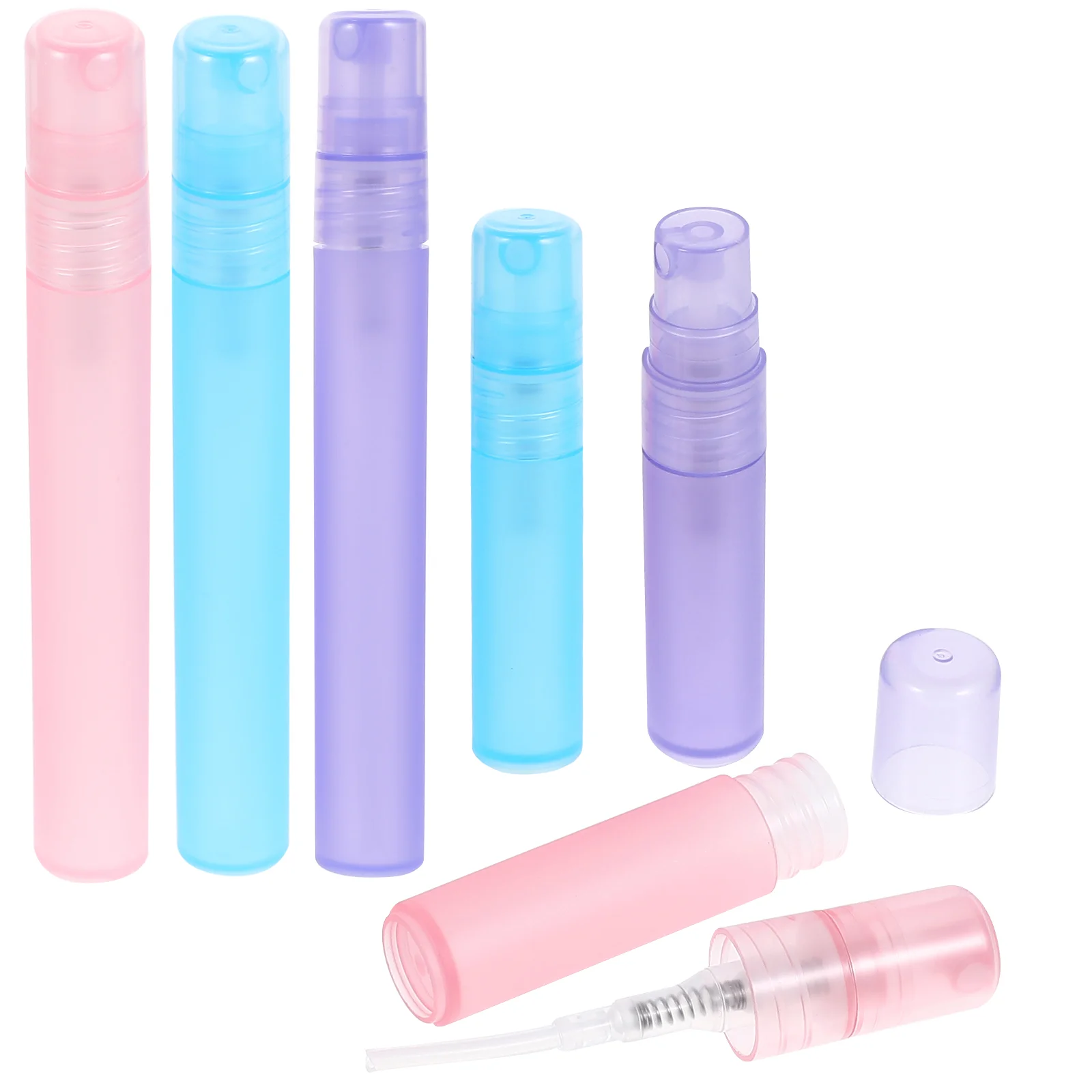 6 Pcs Spray Bottle 6pcs Travel Make up Small Bottles Portable Plastic Empty for Hair