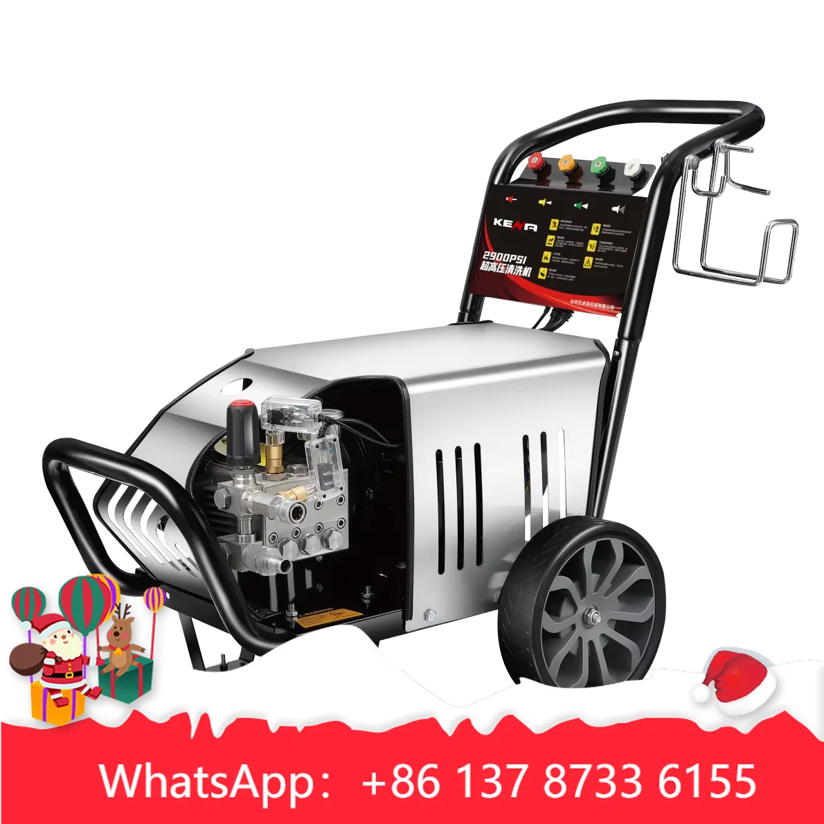 

High Pressure Washer 200bar 3000psi Portable Car Washing Machine Professional 4kw 220v 50hz/60hz Electric Cleaner