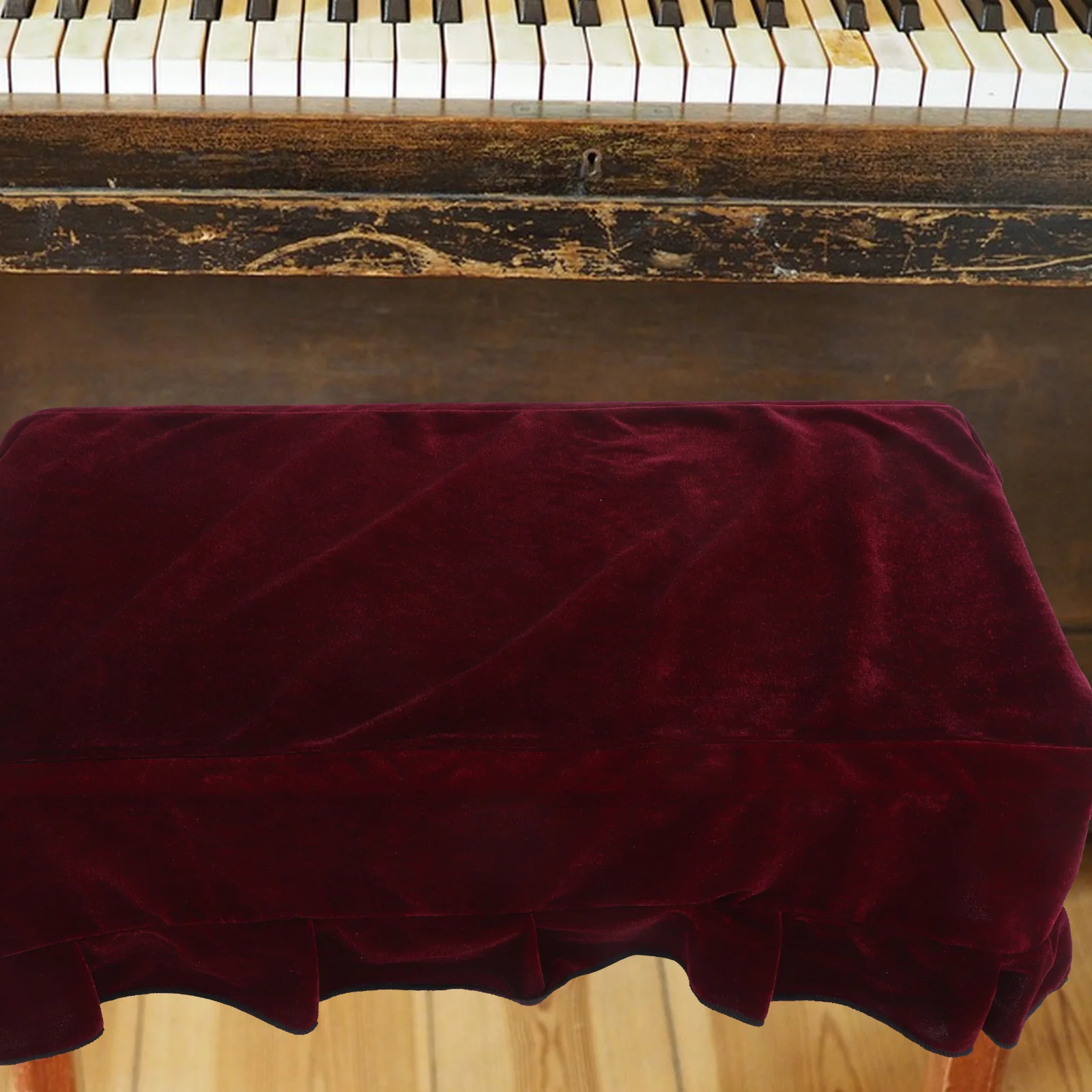 

Piano Stool Easy Install Disassemble Comfortable Touch Suitable Various Occasions Home Store Piano Stool Cover