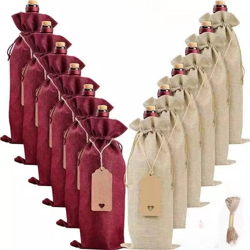 red-wine-hemp-cloth-bag-drawstring-bottle-holder-blind-tasting-gift-handbag-carry-on-wine-box-fly-green-valley-brand