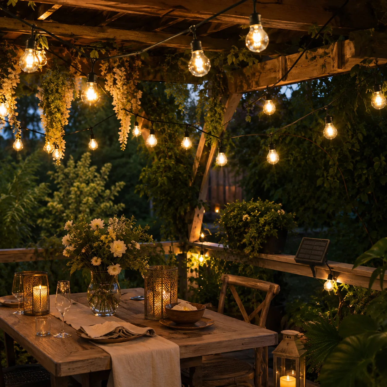Solar String Lights Globe Edis - Landscape Spike Light recension och pris