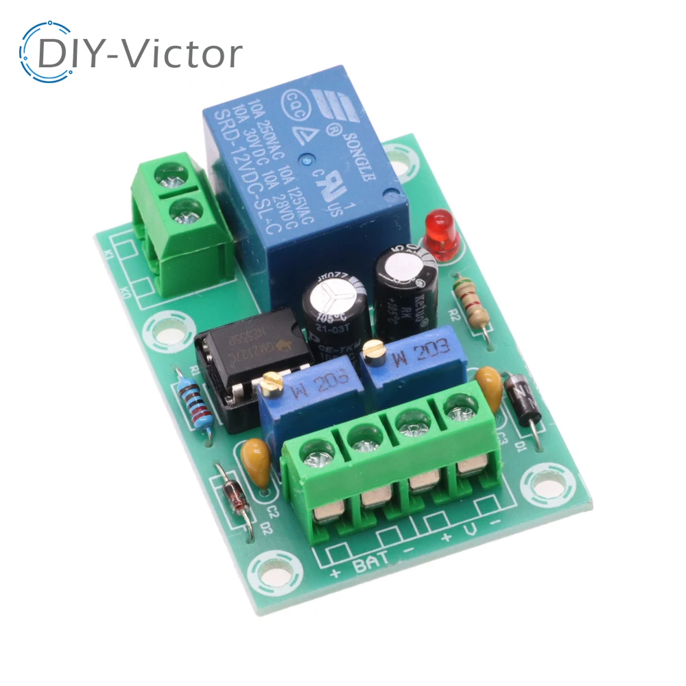 XH-M601 Intelligent Charger Power Control Panel Automatic Charging Power 12V Battery Charging Control Board For Diy Kit