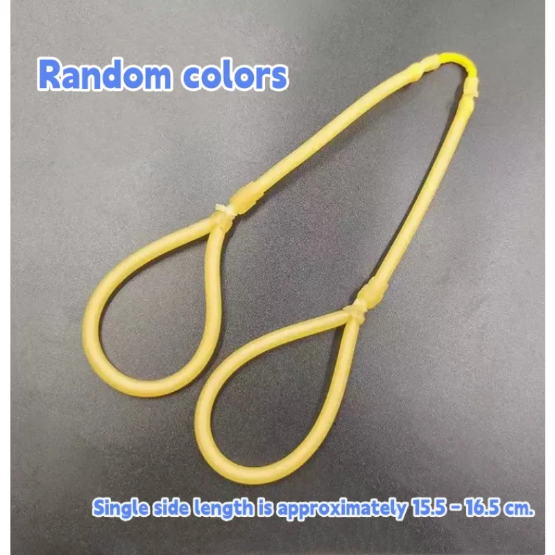1745 Slingshot Rubber Band Set High Elasticity and Strong Pull Latex Tubes for Outdoor Fishing Darts and Replacement Elastic