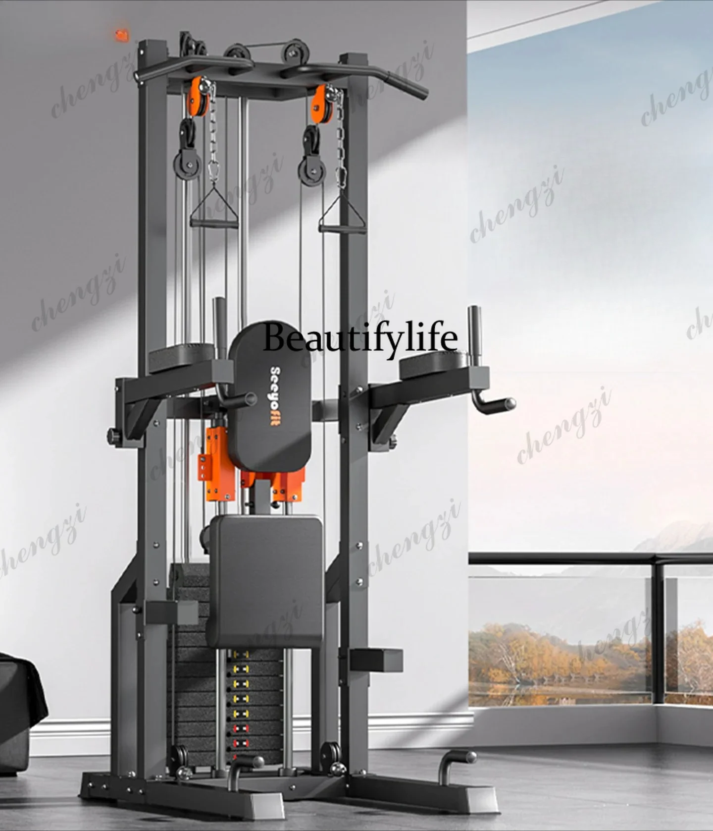Pull-up auxiliary equipment Home fitness equipment Multifunctional indoor household horizontal bar training machine