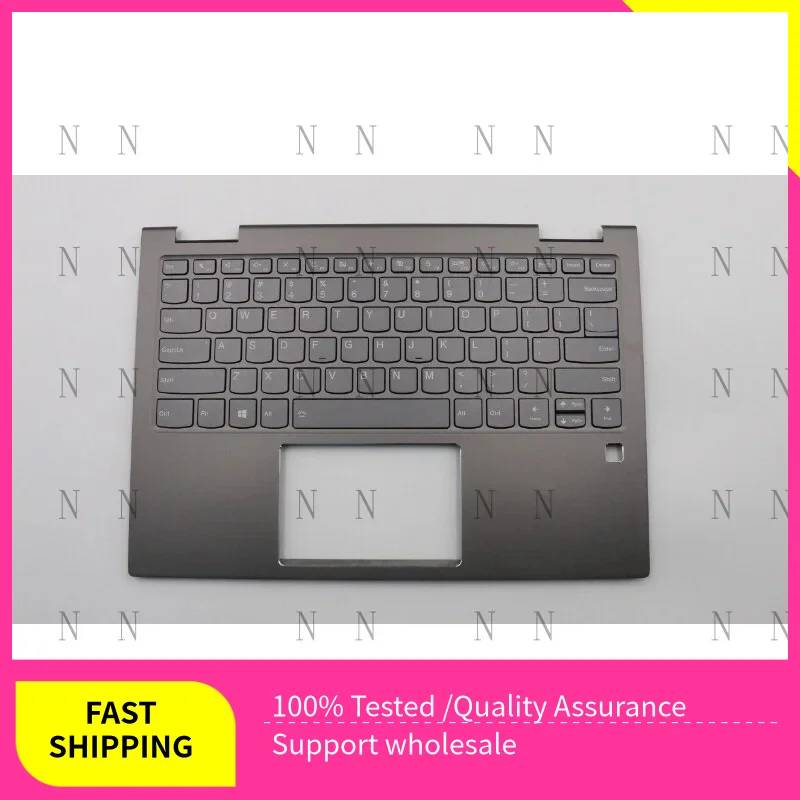 

Новинка YJJ для Lenovo Yoga 730-13IKB/13IWL, упор для рук с подсветкой клавиатуры США, отверстием FPR