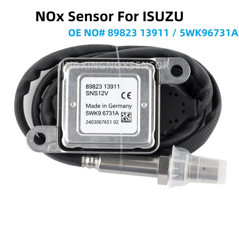 89823 13911 8982313911 5WK96731A Original New Nitrogen Oxygen NOX Sensor For Isuzu NPR NPR-HD NQR NRR Reach 4JJ1 3.0L 4HK1 5.2L