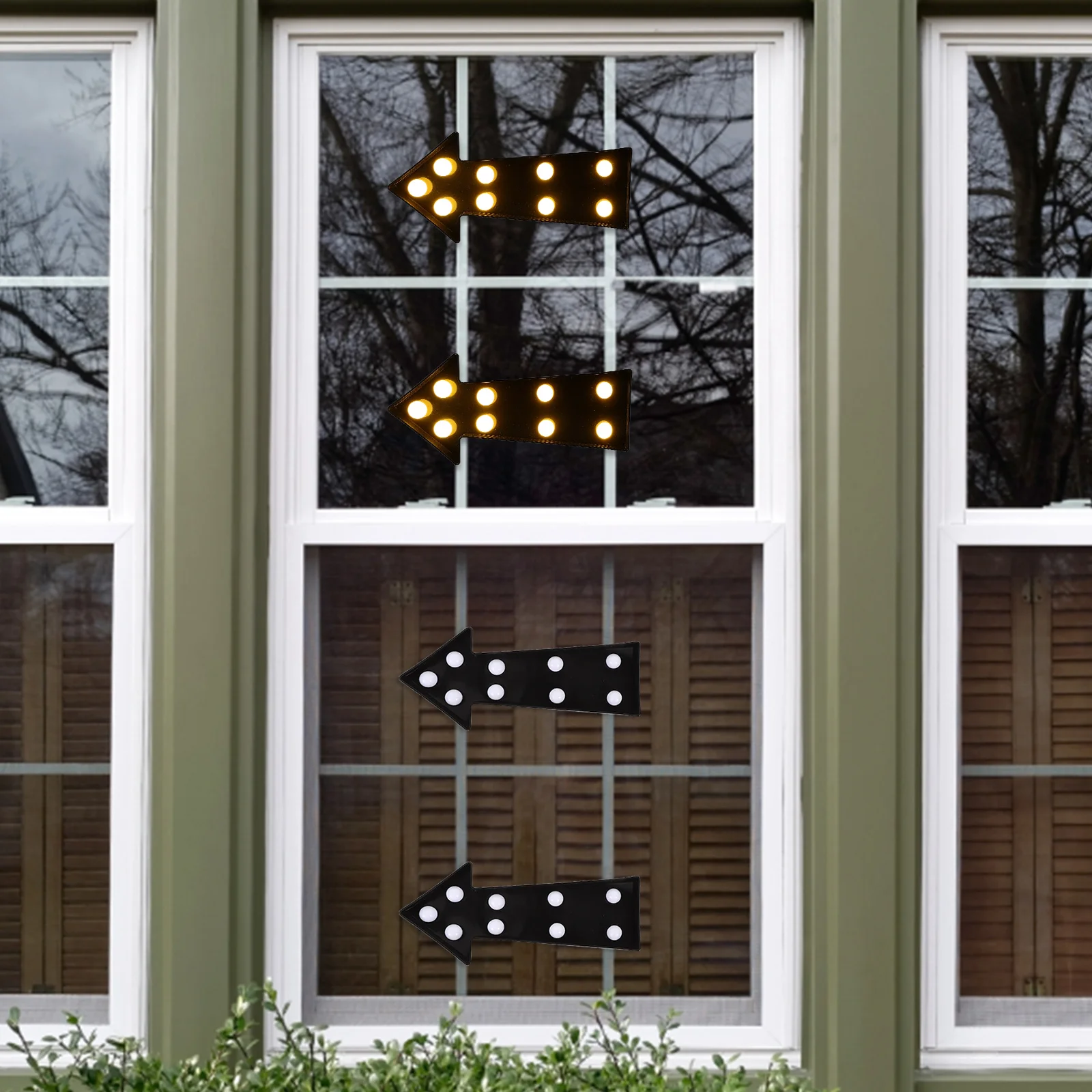 

Arrow Sign Light 3D LED Plastic Arrow Shaped Sign-Lighted Marquee Wall Decor Christmas Birthday Room Wedding Party Black