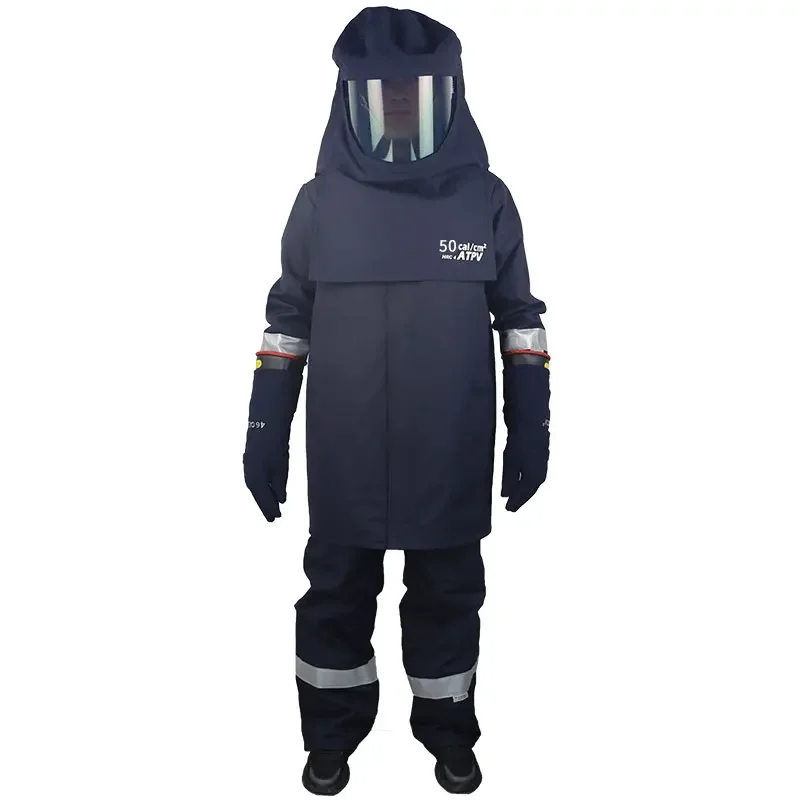 202550 Cal Arc Flash Suit Electric Protection Garment Anti Static Gloves for  Personal