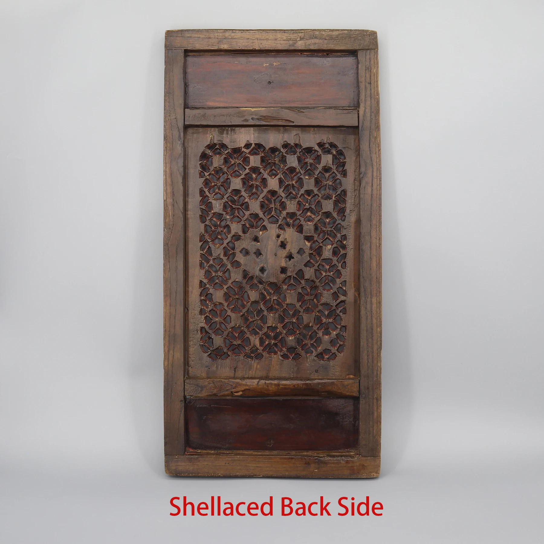 Old Window Panel, One Single Piece of Wood Carving, Home Decoration, Wall Hanging