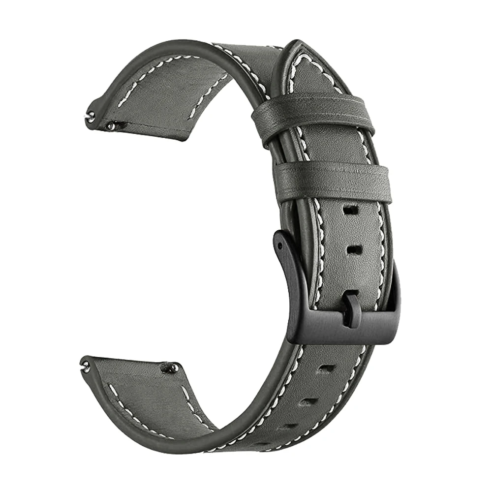 22mm Leather Watch Strap For Xiaomi Mi Watch S1 Active Bracelet Band For Xiaomi Watch 2 Pro Color 2 S2 S3 Replacement Wriststrap