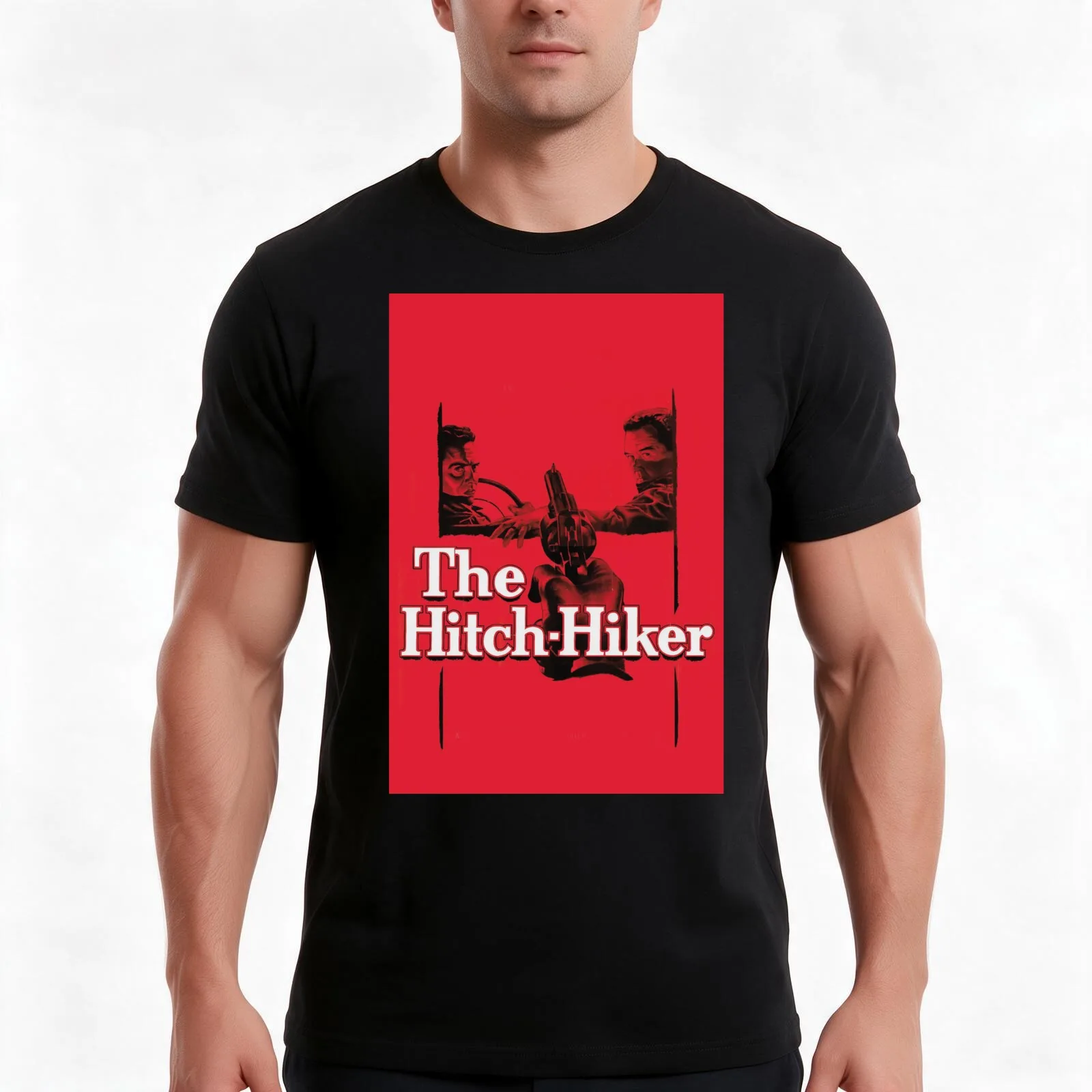 The Hitch-Hiker Ida Lupino T-Shirt Summer Casual Cotton Tee Oversized Streetwear Tops Vintage Graphic Print Unisex Men Women