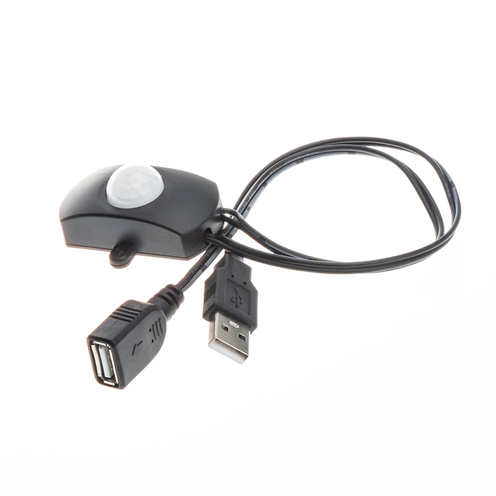 Imagem -06 - Sensor de Detecção de Movimento Usb Sensor de Pressão Humana Infravermelho Interruptor de Indução para Iluminação dc 5v24v Pir