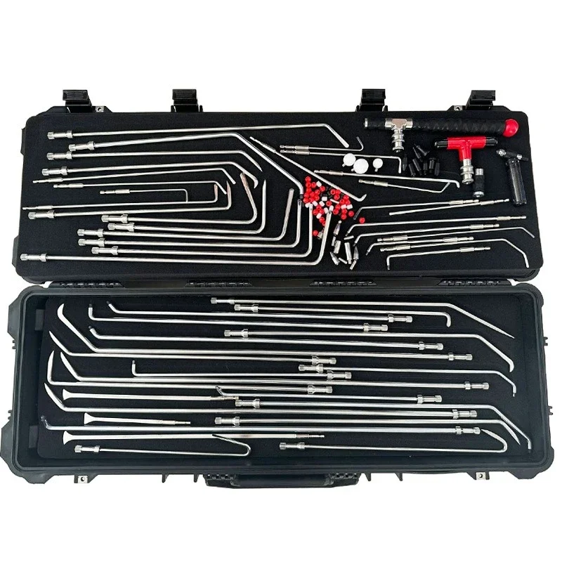 Car Dent Repair 50-piece Quick Removal Hook Set, Changeable Handle, Changing Head Bar Tool
