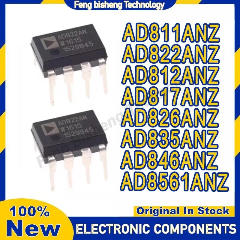 AD811ANZ AD822ANZ AD812ANZ AD817ANZ AD826ANZ AD835ANZ AD846ANZ AD8561ANZ IC Chip 100% nuevo Original en stock