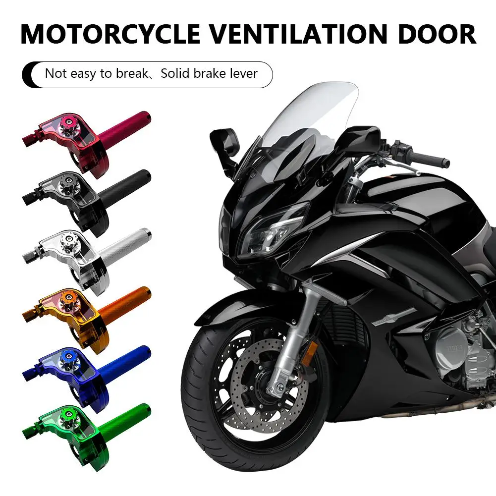  Twist Grips Handlebars CNC Aluminum Accelerator Grips With Screw Adjusting Modifying Handlebars Twist T8F5