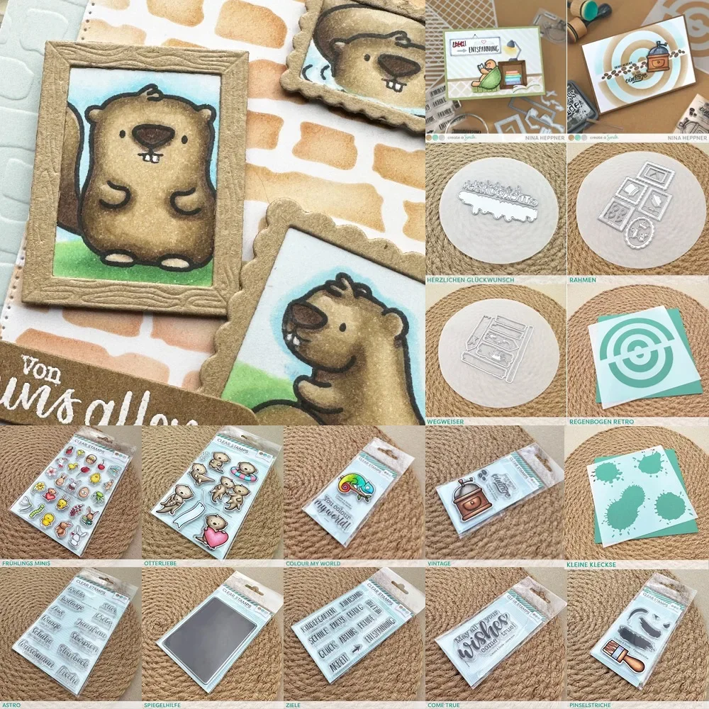 Schneidwerk zeuge & Briefmarken & Schablone Sammelalbum Tagebuch Dekoration Präge vorlage DIY Gruß karte hand gefertigt
