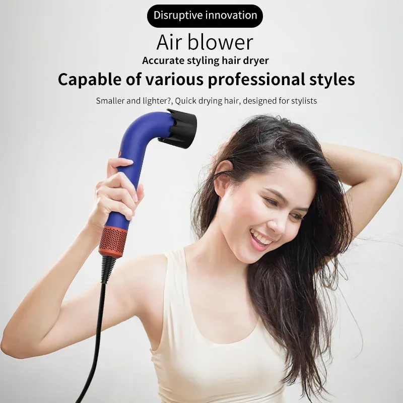 

1400W pure original high-power hair dryer, dries hair quickly, lightweight body, low noise, comes with various types of nozzles