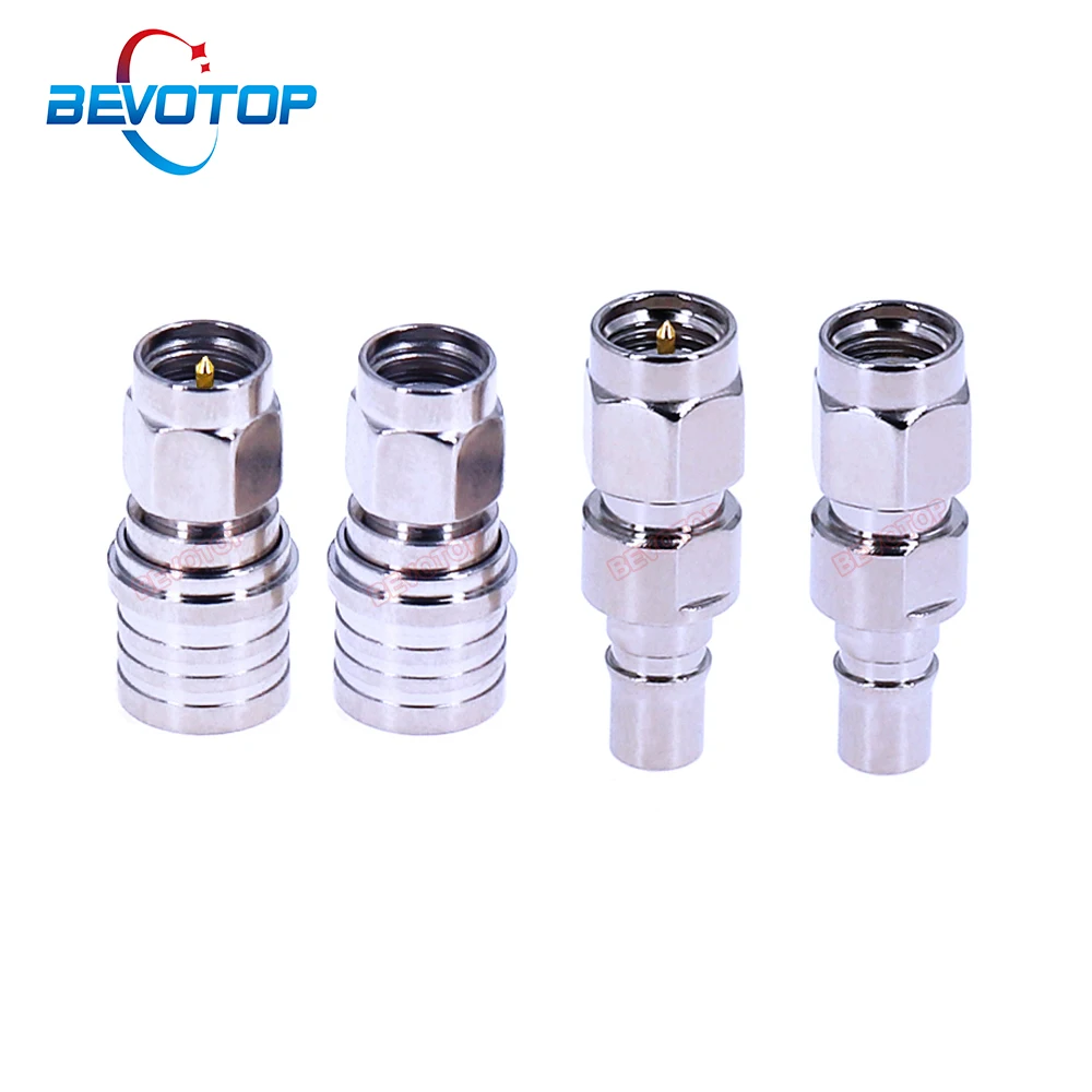 

10PCS/LOT SMA to QMA Adapter QMA Male / Female to RP-SMA / SMA Male Straight RF Adaptor Converter BEVOTOP Connectors Wholesales