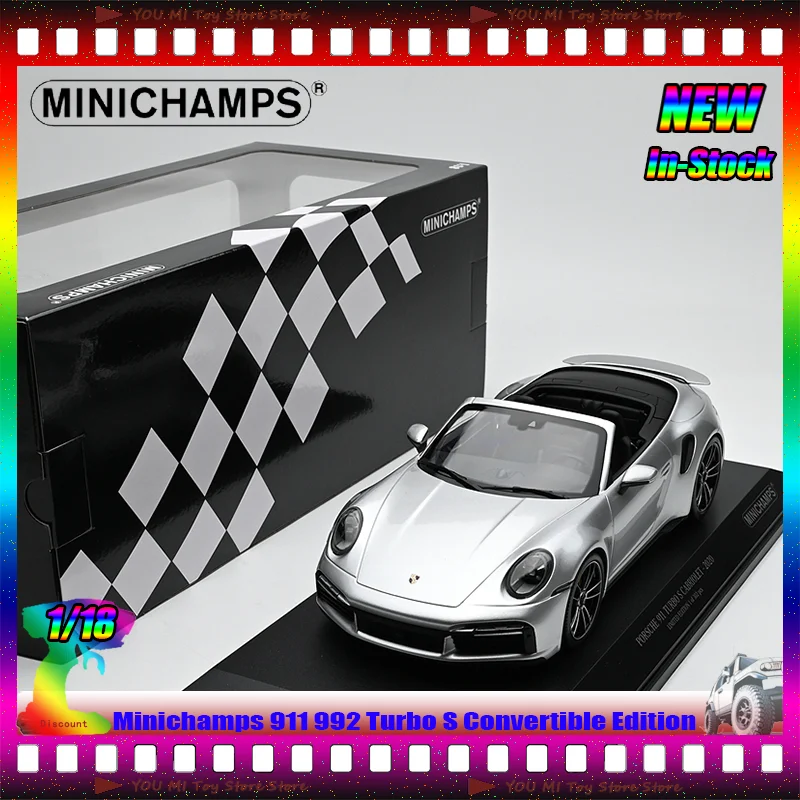 

New In Stock Minichamps 1:18 911 992 Turbo S Convertible Edition Simulation Alloy Miniature Die-Cast Model Custom Collection Toy
