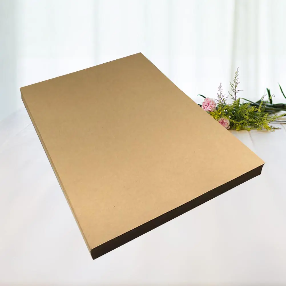 50Sheets A4 21x29cm Blank Kraft Writing Paper Vintage Letter Paper for Calligraphy Graffiti DIY Stationery Craft
