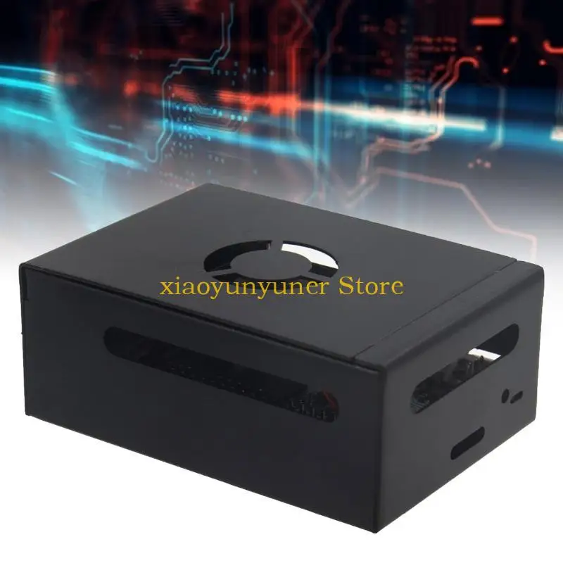 

P9JB Металлический корпус для OrangePi 3B (N510) Корпус Крышка материнской платы с охлаждающим вентилятором