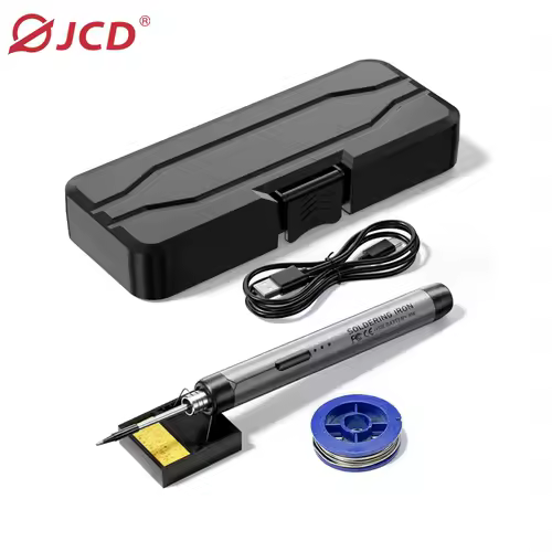 Cordless USB Digital Soldering Iron Adjustable Temperature 300-450℃ Type-C 1000mAh Battery Intelligent Solder Welding Iron Tool - Image 11