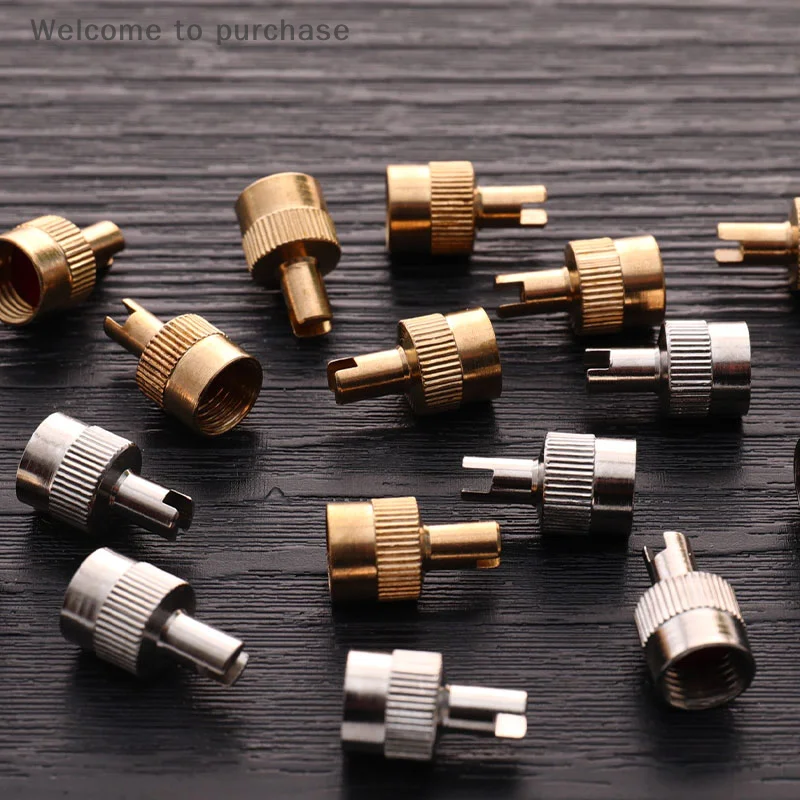 

8pcs Slotted Head Valve Stem Caps for Car Motorcycle with Core Remover Tool