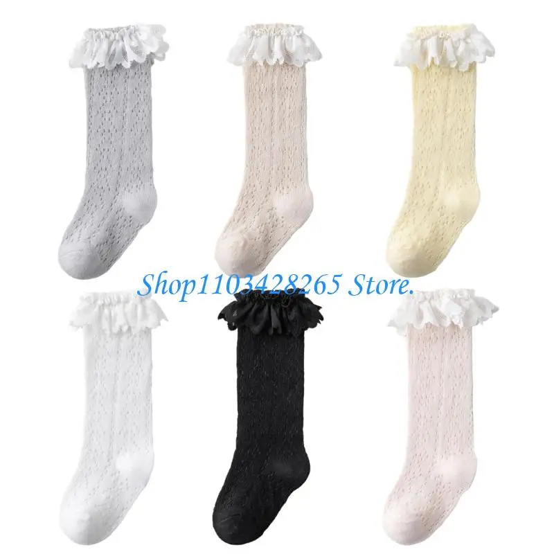 

1 Pair Baby Stockings Soft and Comfortable Girls Long Tube Socks Fashionable Hosiery for Daily Wear and Special Event G2TE