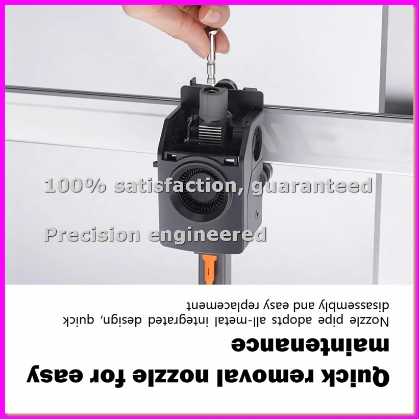 0.4/0.6MM Hotend for 3 Max Quick-Swap Hardened Steel Nozzle Extruder Hot End with Extra 2pc Silicone Cover-ABVP