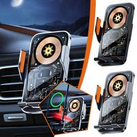 Car Navigation Bracket Universal Car Wireless Charging With Air Outlet For Automotive Use Mobile Phone Holder P3n1