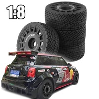 1/8  RC On-Road Car Rally Car Tires On Road Tyres for 1/7 1/8 Scale Racing Car KM WRC C3 ARRMA Felony Infraction Limitless