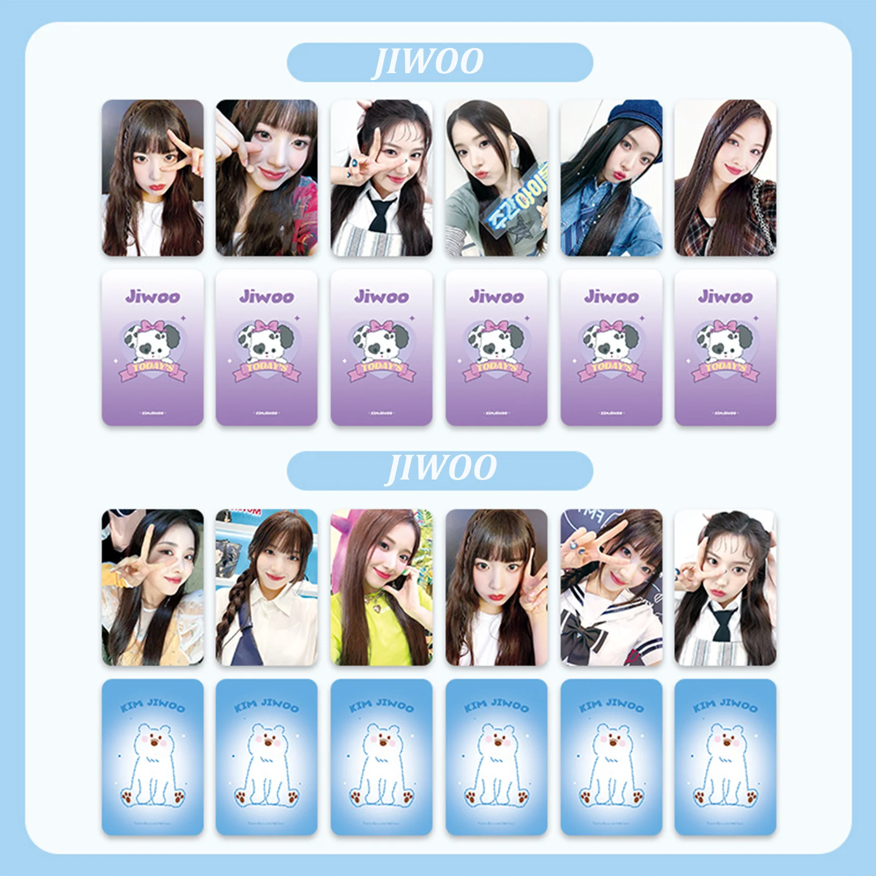 KPOP NMIXX Korean Version Selfie LOMO Cards INS Style Bright Film Photocards SullYoon JiWoo Bae HaeWon Paper Cards Fans Gifts