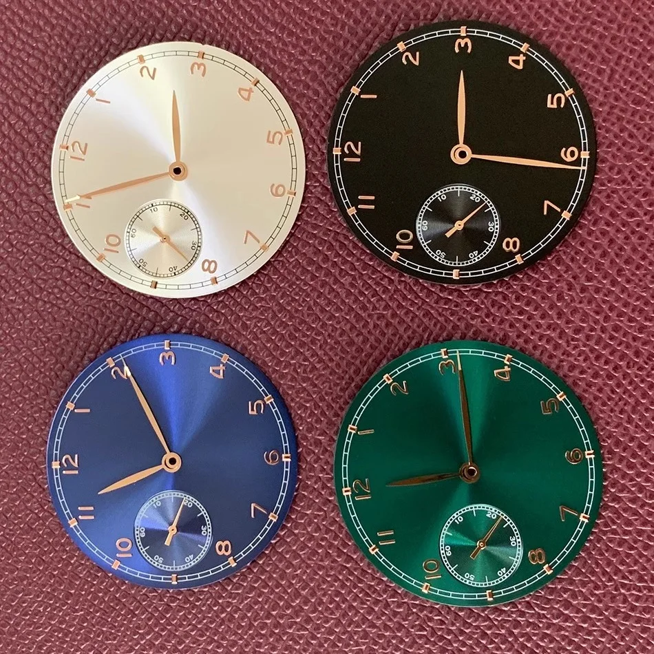 37mm ST3600 Dial And 6497 Hands No Luminous Or Logo Suitable For ETA6497 ST3600 Movement Watch Assemble Parts P16-21