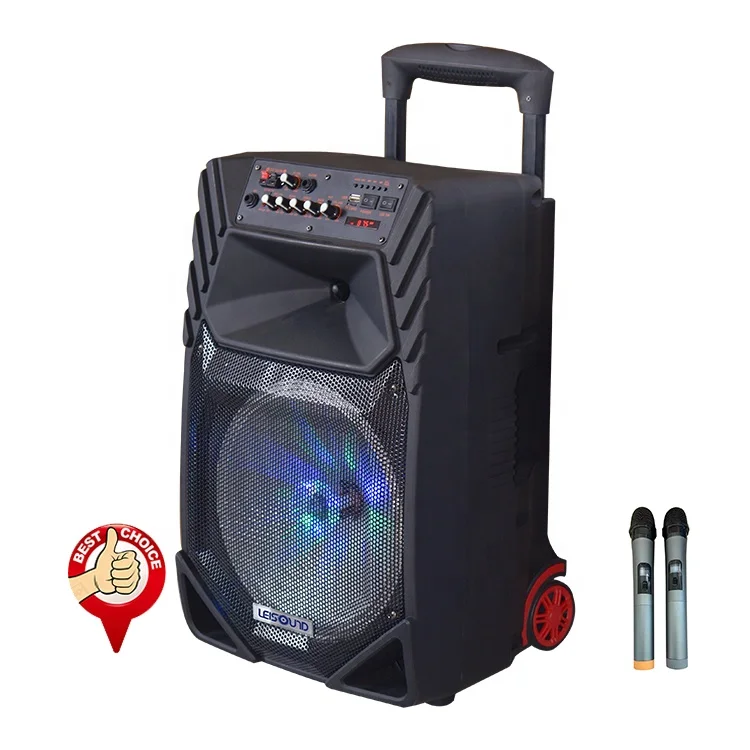 High Quality 12 Inch Portable Big Speaker Loud Outdoor Portable Speaker For Square Dance