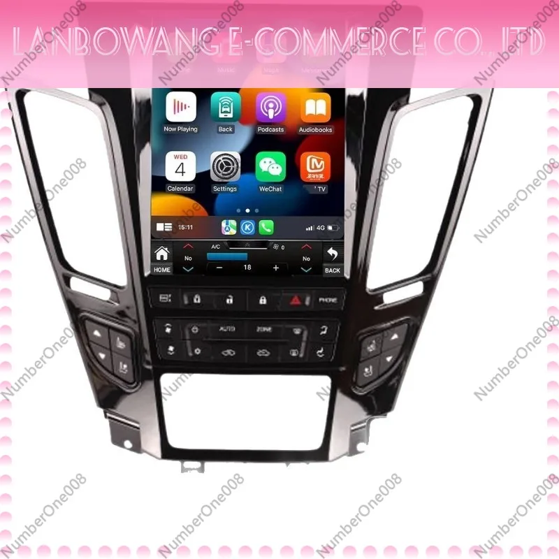 Large Touch Screen Android Car GPS Navigation Stereo with Bluetooth Carplay Compatible for Cadillac CTS