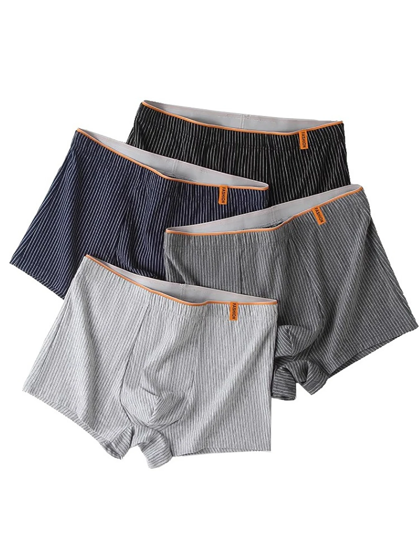 

4PCS men's boxers Comfortable breathable teen boxers