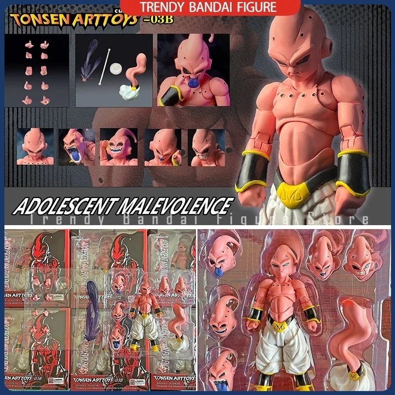 

In Stock Tonsenarttoys Dragon Ball Adolescent Malevolence Majin Buu Boo 03B S.H.Figuarts SHF Kid Action Figure Anime Model Toys