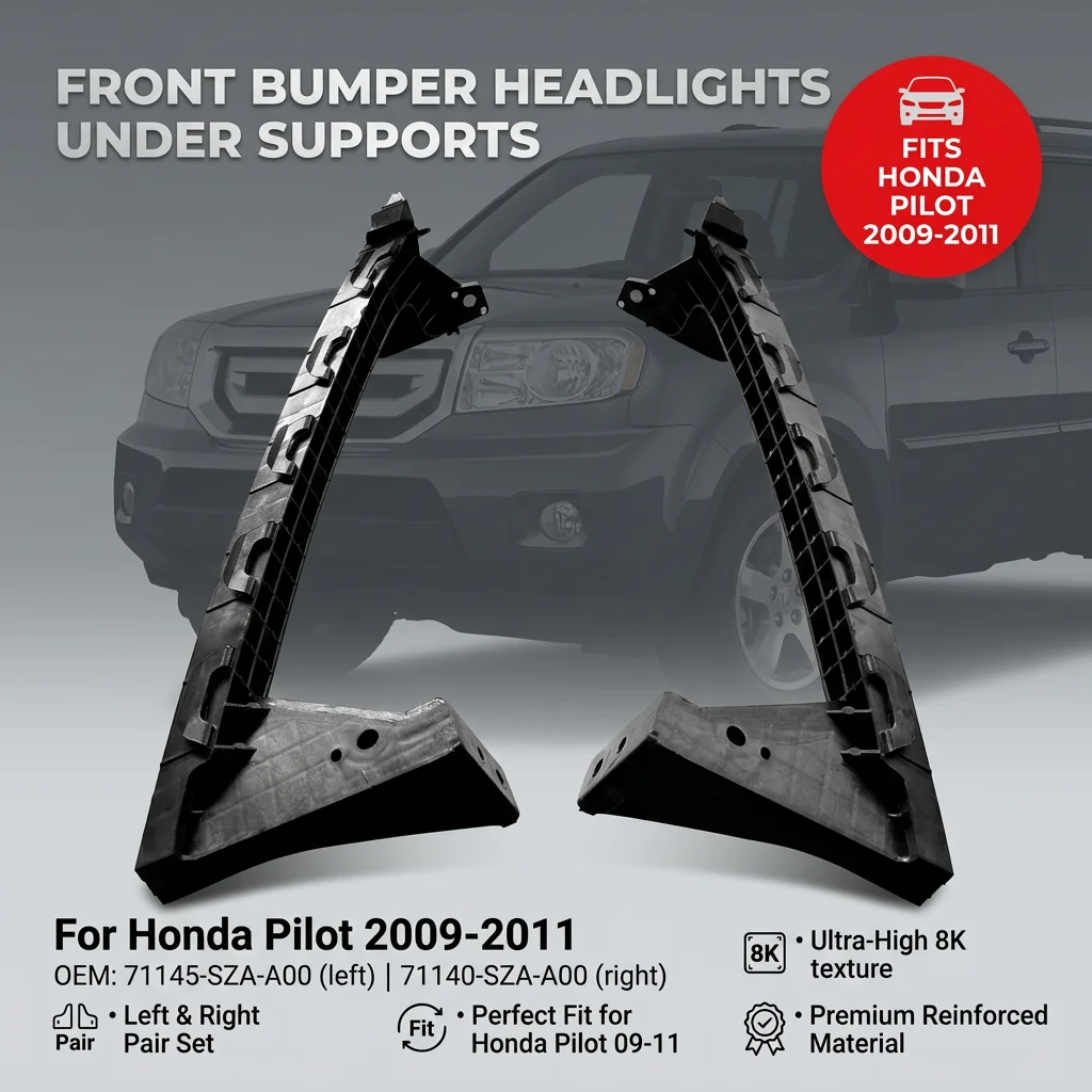 

For Honda Pilot 2009 2010 2011 Front Bumper Headlights Under Support 71145-SZA-A00 Car Head Lights Mount 71140-SZA-A00