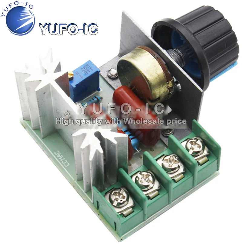 2000w Import High Power Electronic Voltage regulator, Silicon Controlled dimmer, Speed And Temperature 0.08KG