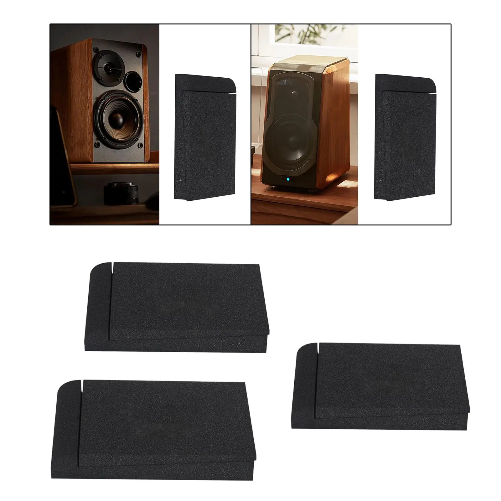 Studio Monitor Isolation Pad Acoustic Speaker Speaker Isolation Pad for Home