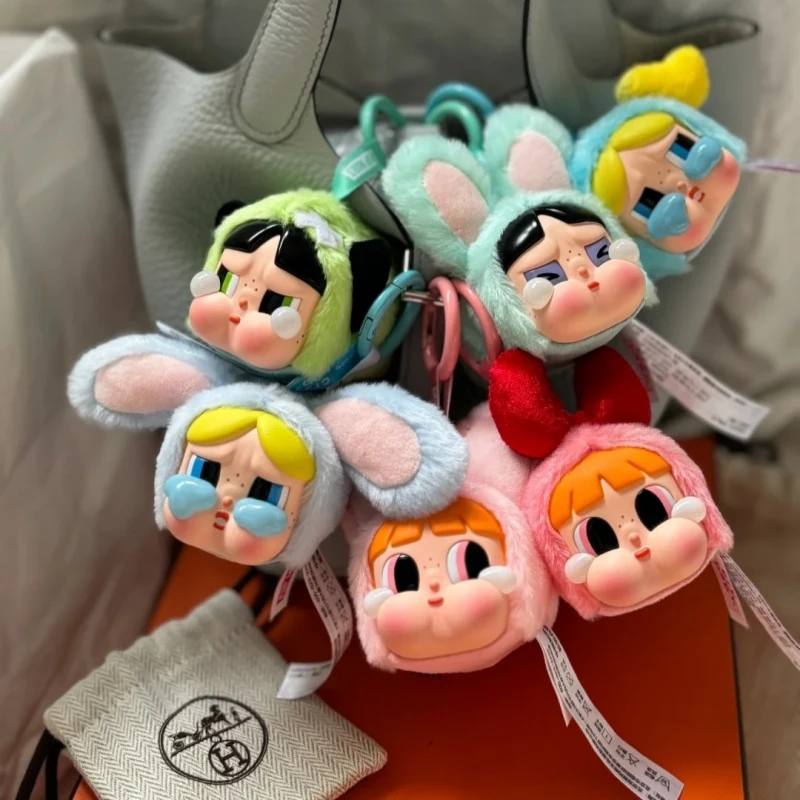 

Crybaby × Power Girls Series High Quality Replica Cute Plastic Face Plush Doll Blind Box Model Mystery Box Children Toy Gift