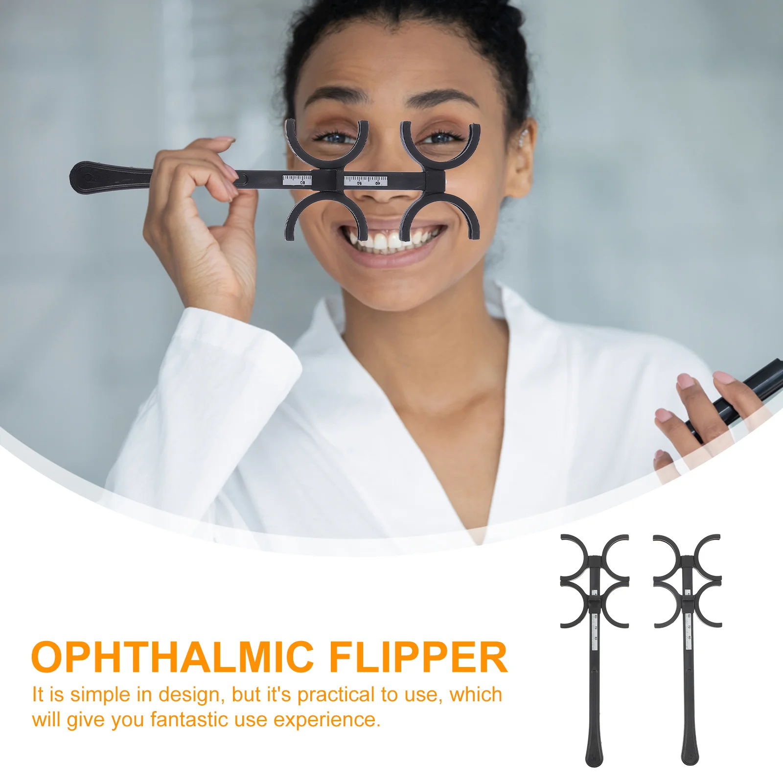 2 قطعة أداة التقليب البصرية نظارات جزء الفراشات زعنفة الرقصة لاختبار الرؤية جودة عالية دائم تصميم بسيط الاستخدام العملي #4