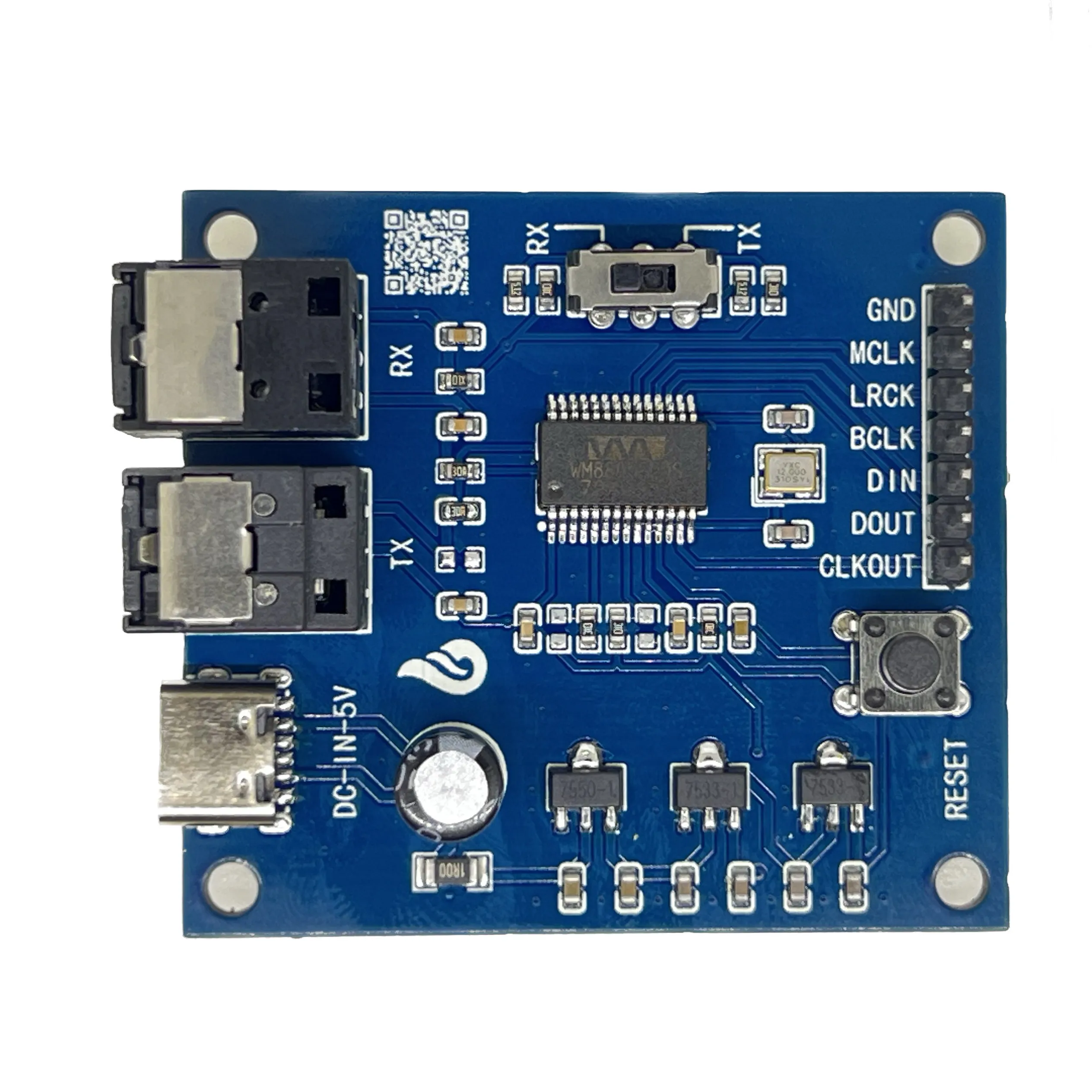 For WM8805 S/PDIF Transceiver I2S Digital Audio Decoding Board to Optical Fiber